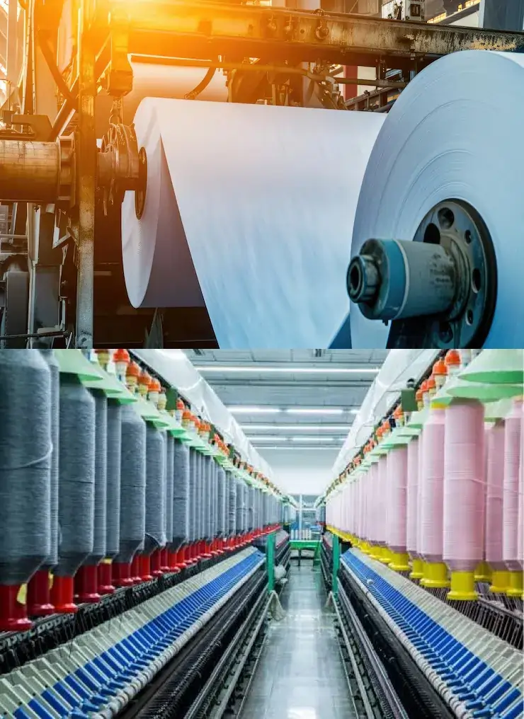 Pulp & Paper, Textile Industry